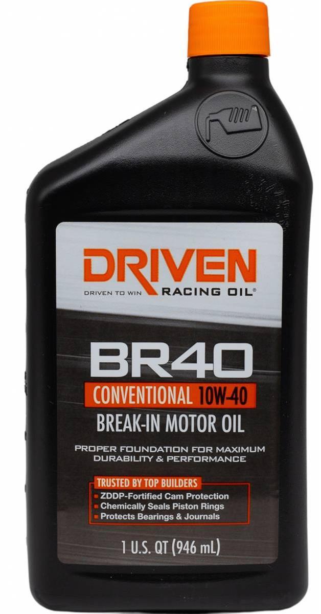 10W40 Driven Racing Oil BR40 Conventional Break-In Motor Oil - Mullet Racing Performance