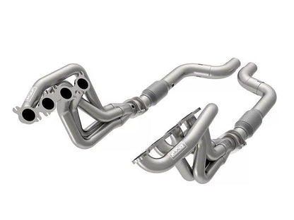 Kooks 2-Inch x 3-Inch Long Tube Headers and GREEN Catted Connection Kit - Mullet Racing Performance