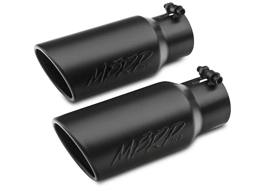 MBRP Armor BLK Dual Exhaust System; Middle Side Exit - Mullet Racing Performance