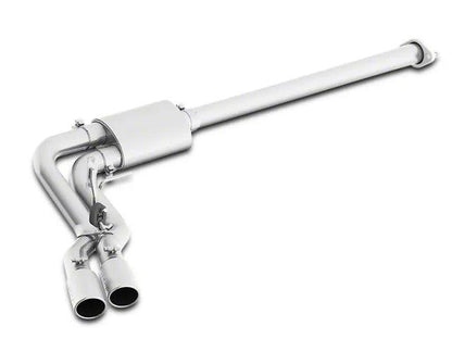 MBRP Armor Pro Dual Exhaust System with Polished Tips; Middle Side Exit - Mullet Racing Performance