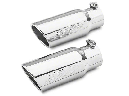 MBRP Armor Plus Dual Exhaust System with Polished Tips; Middle Side Exit - Mullet Racing Performance