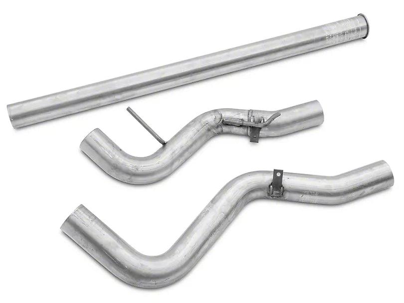 MBRP Armor Pro Dual Exhaust System with Polished Tips; Middle Side Exit - Mullet Racing Performance