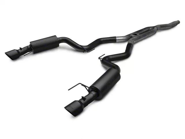 MBRP Armor BLK Cat-Back Exhaust with Y-Pipe; Street Version - Mullet Racing Performance