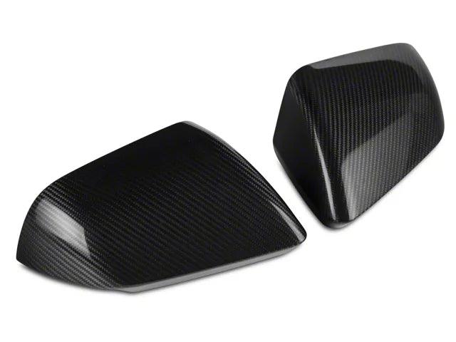 MMD Mirror Covers; Carbon Fiber - Mullet Racing Performance