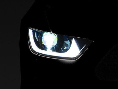 MP Concepts Monster LED Headlights; Black Housing; Clear Lens - Mullet Racing Performance