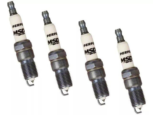 MSD Iridium Tip Spark Plugs; Set of Four - Mullet Racing Performance