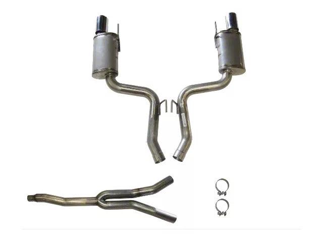 JBA Cat-Back Exhaust with Polished Tips; 304 Stainless Steel - Mullet Racing Performance