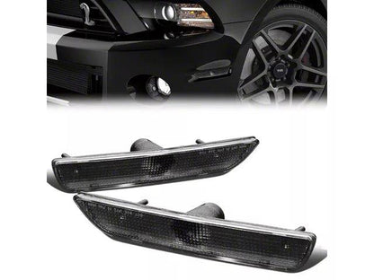 Factory Style Side Marker Lights; Black - Mullet Racing Performance