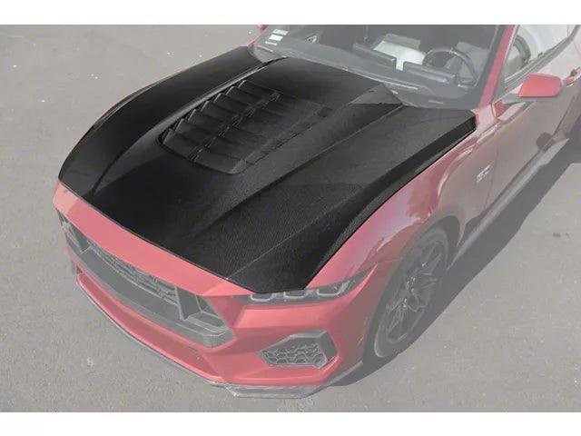 GT500 Style Hood; Carbon Fiber - Mullet Racing Performance