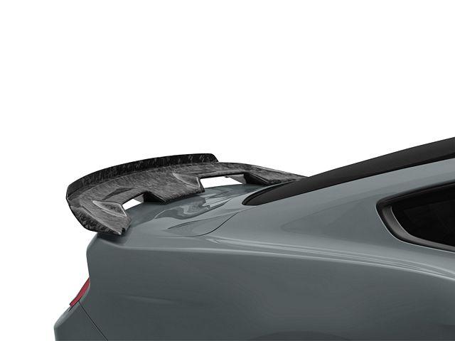 GT500 Style Wickerbill Rear Spoiler; Forged Carbon Fiber - Mullet Racing Performance