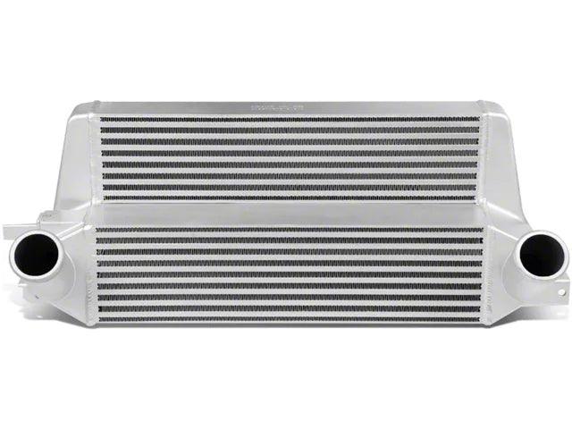 Stepped Bar and Plate Core Front Mount Intercooler; Silver - Mullet Racing Performance