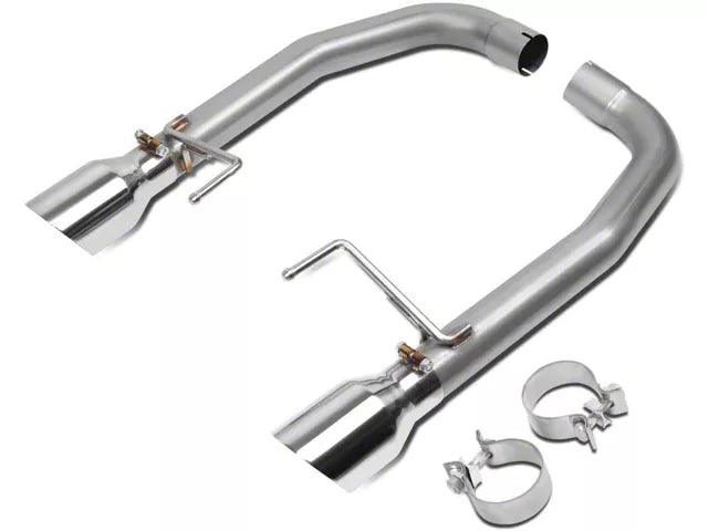 Muffler Delete Axle-Back Exhaust System with Polished Tips - Mullet Racing Performance