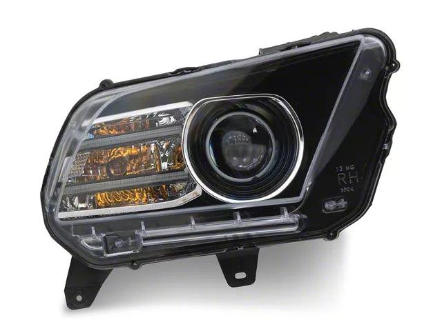 OE Style Projector Headlight; Black Housing; Clear Lens; Passenger Side - Mullet Racing Performance