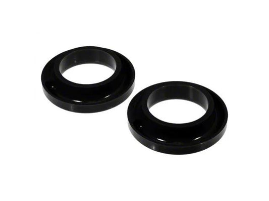 Rear Lower Spring Isolators; Black - Mullet Racing Performance