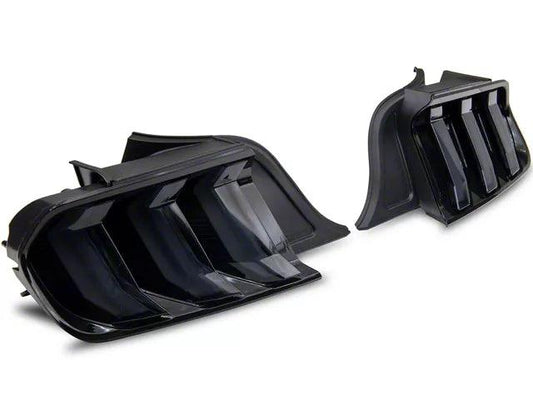 Renegade Series Sequential LED Tail Lights; Gloss Black Housing; Clear Lens - Mullet Racing Performance