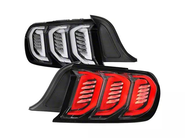 Sequential LED Tail Lights; Jet Black Housing; Clear Lens - Mullet Racing Performance