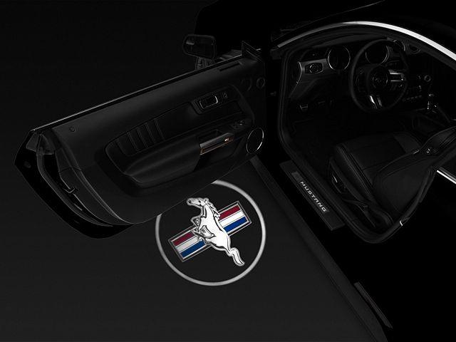 Oracle LED Door Projectors; Tri-Bar Pony Logo - Mullet Racing Performance