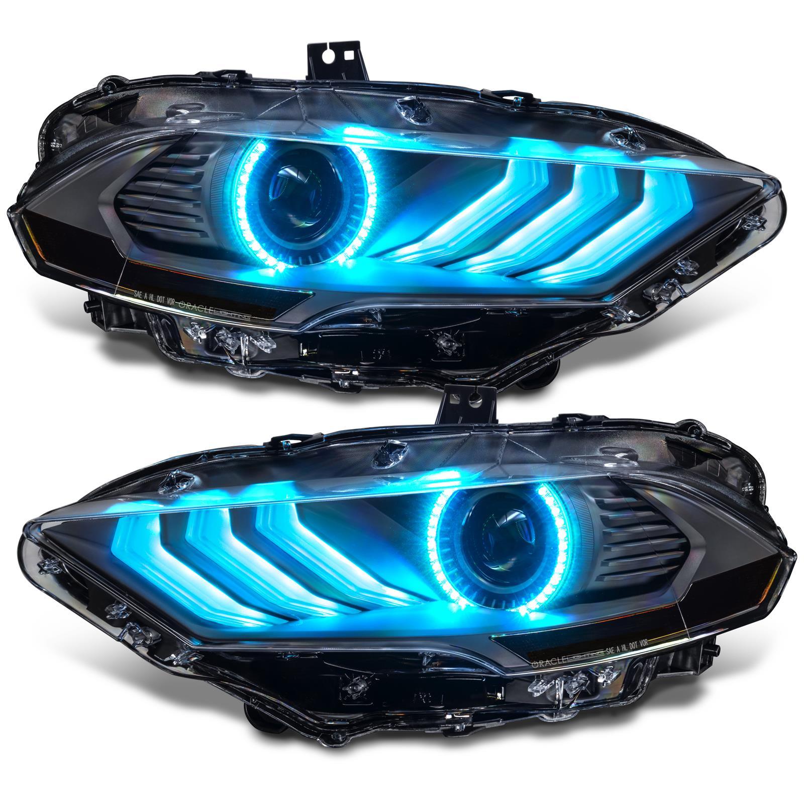 Oracle Black Series Dynamic ColorSHIFT LED Headlights - Mullet Racing Performance