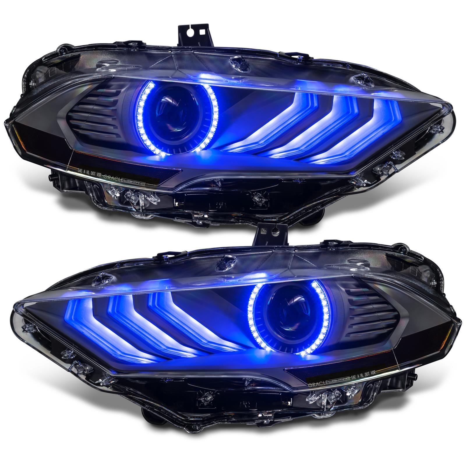 Oracle Black Series Dynamic ColorSHIFT LED Headlights - Mullet Racing Performance