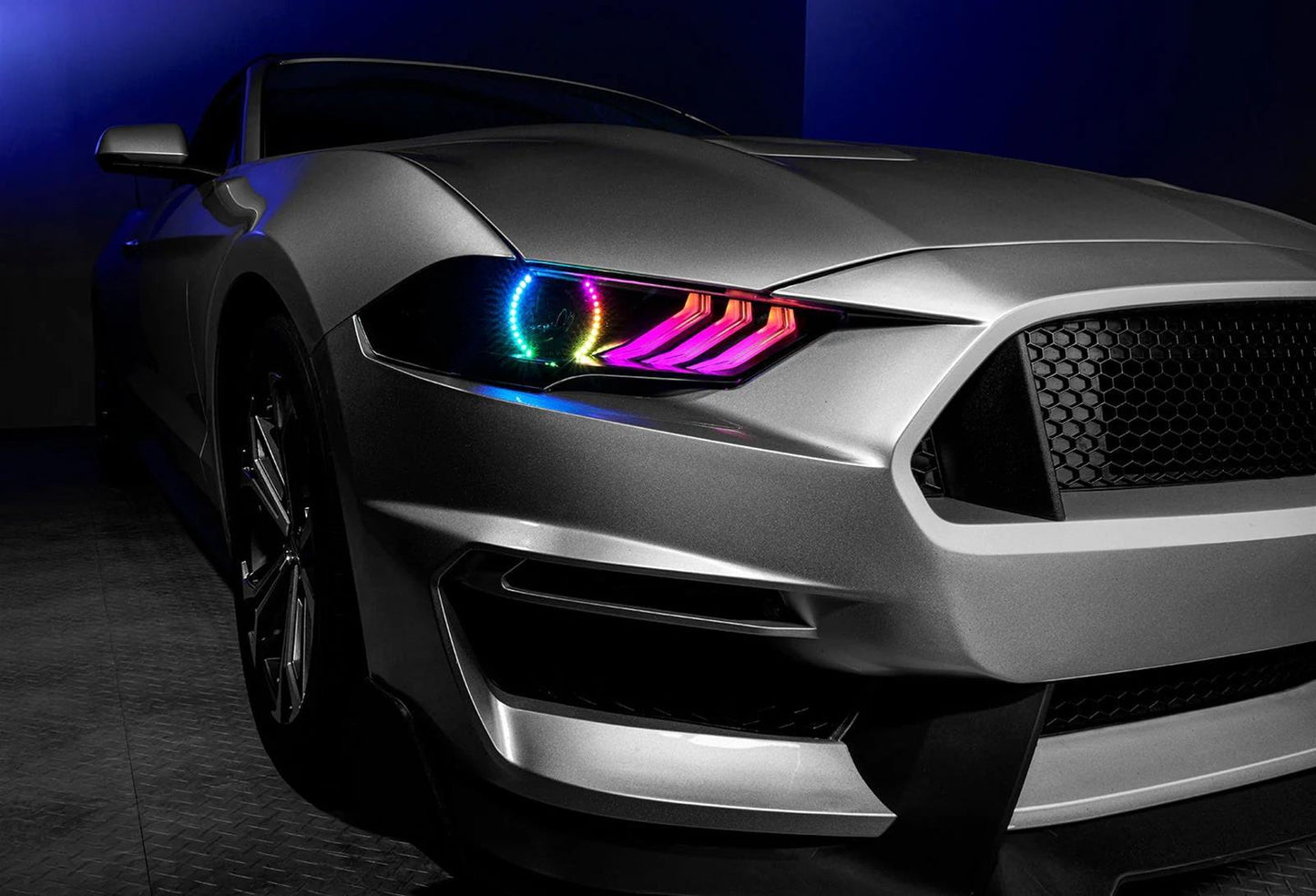 Oracle Black Series Dynamic ColorSHIFT LED Headlights - Mullet Racing Performance