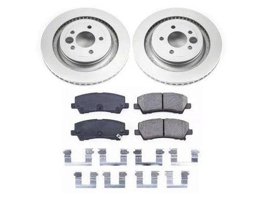 PowerStop Z17 Evolution Plus Brake Rotor and Pad Kit; Rear - Mullet Racing Performance