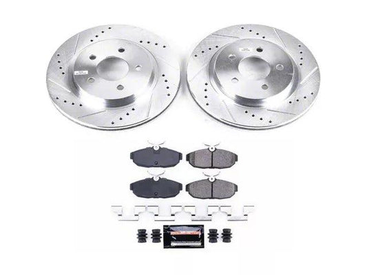 PowerStop Z23 Evolution Sport Brake Rotor and Pad Kit; Rear - Mullet Racing Performance