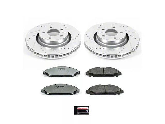 PowerStop Z26 Street Warrior Brake Rotor and Pad Kit; Front - Mullet Racing Performance