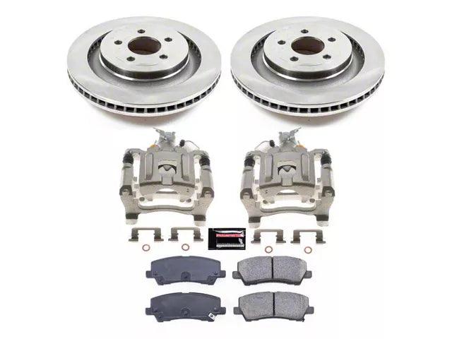 PowerStop OE Replacement Brake Rotor, Pad and Caliper Kit; Rear - Mullet Racing Performance