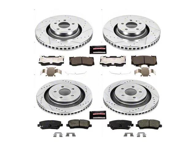 PowerStop Z23 Evolution Sport Brake Rotor and Pad Kit; Front and Rear - Mullet Racing Performance