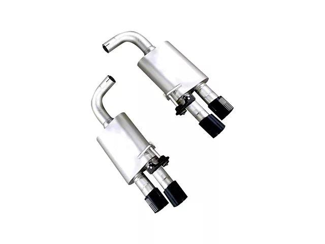 LTH TruDual Axle-Back Exhaust with Patriot Series Black Tips - Mullet Racing Performance