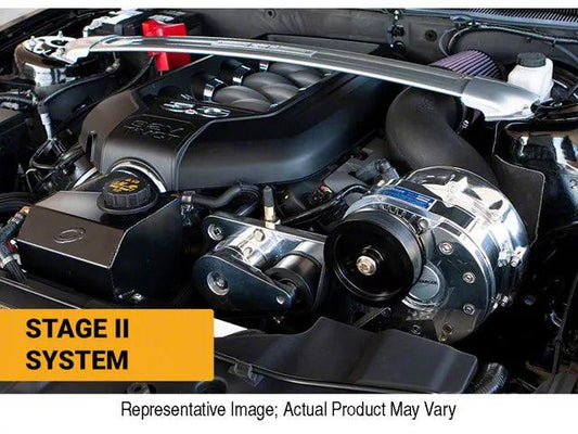 Procharger Stage II Intercooled Supercharger Complete Kit with i-1; Satin Finish - Mullet Racing Performance