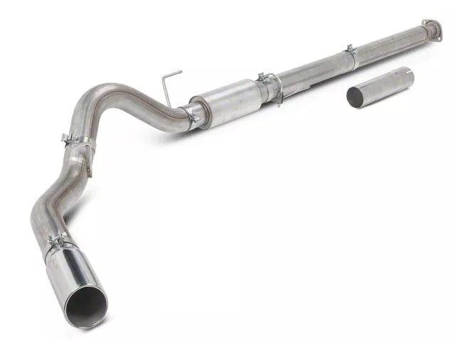 C&L Proven Ground Series 4-Inch Single Exhaust System with Polished Tip; Side Exit - Mullet Racing Performance