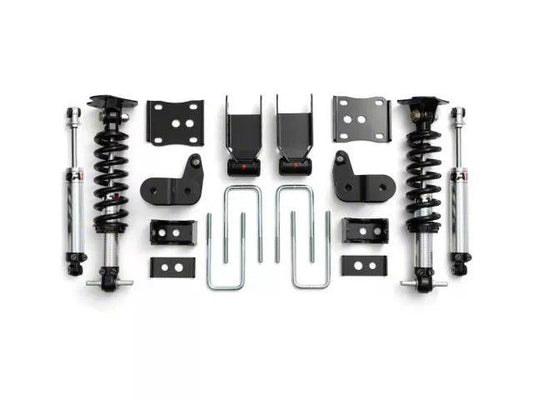 QA1 Lowering Kit with Double Adjustable Shocks; 3.50 to 5.50-Inch - Mullet Racing Performance