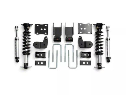 QA1 Lowering Kit with Single Adjustable Shocks; 3.50 to 5.50-Inch - Mullet Racing Performance