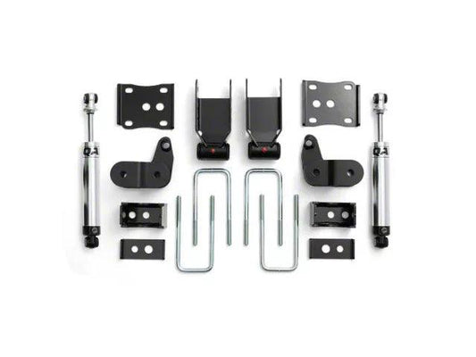 QA1 Rear Drop Kit with Single Adjustable Shocks; 3.50 to 5.50-Inch - Mullet Racing Performance