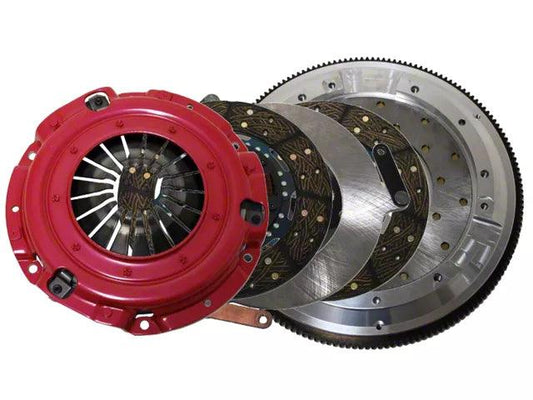 RAM Clutches Force 9.5 300 Series Organic Dual Disc Clutch Kit with 8-Bolt Aluminum Flywheel; 23-Spline - Mullet Racing Performance