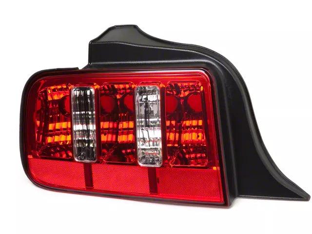 Raxiom Coyote Tail Lights and Sequential Tail Light Kit; Chrome Housing; Red/Clear Lens - Mullet Racing Performance