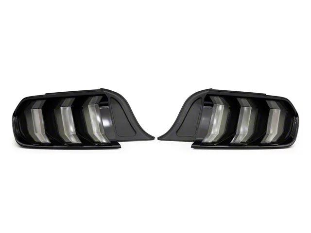 Raxiom Euro Style LED Tail Lights; Gloss Black Housing; Smoked Lens - Mullet Racing Performance