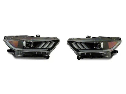 Raxiom Projector Headlights for OEM HID Bulbs; Black Housing; Clear Lens - Mullet Racing Performance