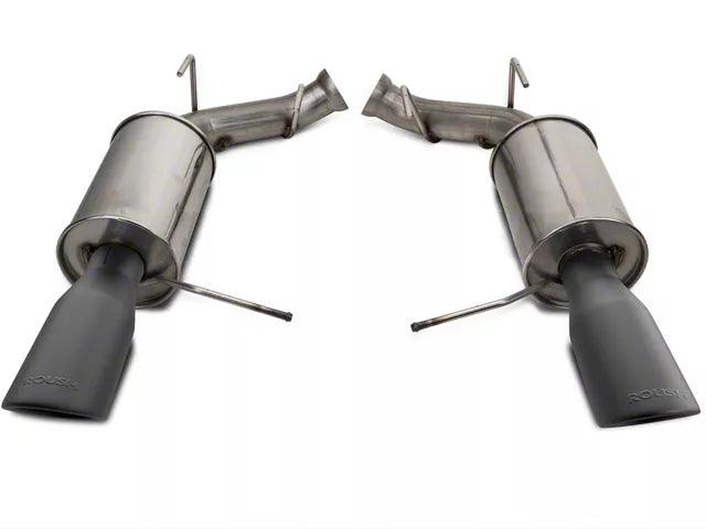 Roush Axle-Back Exhaust with Black Tips - Mullet Racing Performance