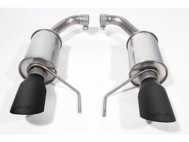 Roush Axle-Back Exhaust with Black Tips - Mullet Racing Performance