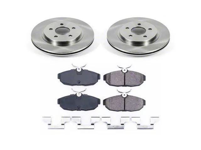 PowerStop OE Replacement Brake Rotor and Pad Kit; Rear - Mullet Racing Performance