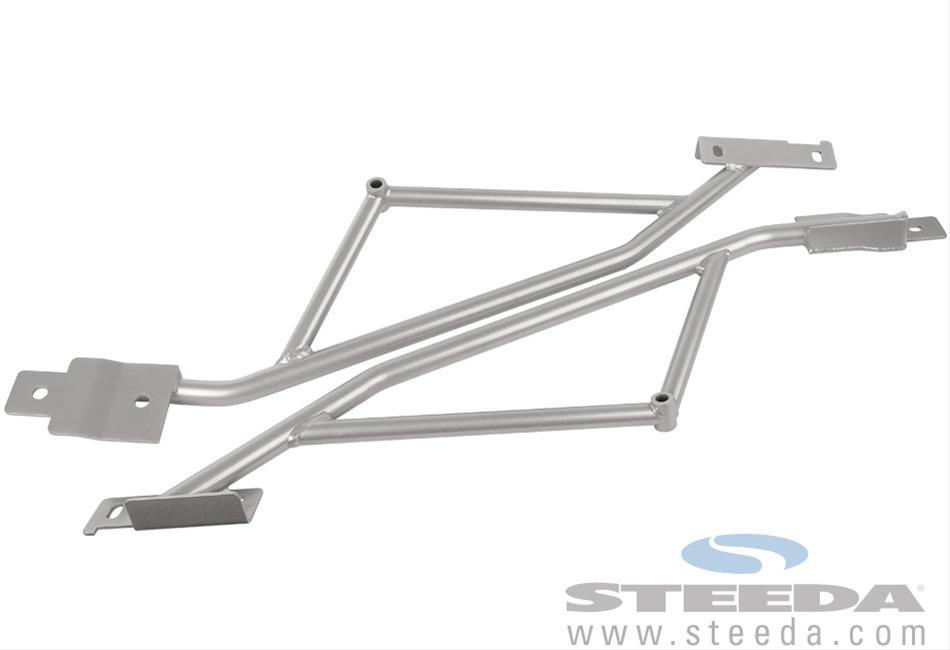 Steeda S550 Ford Mustang Rear IRS Subframe Support Braces - Mullet Racing Performance