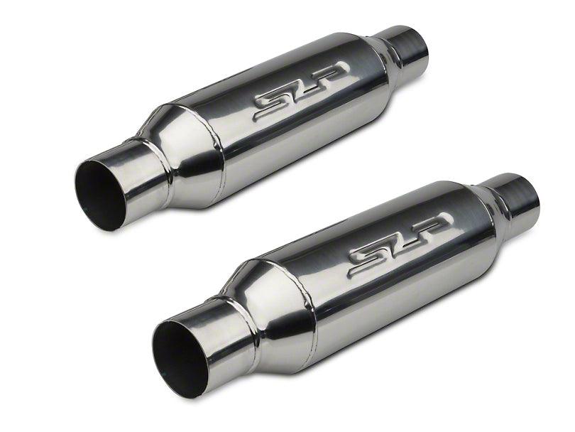 SLP Loudmouth Center/Center Shotgun Style Resonators; 2.50-Inch - Mullet Racing Performance