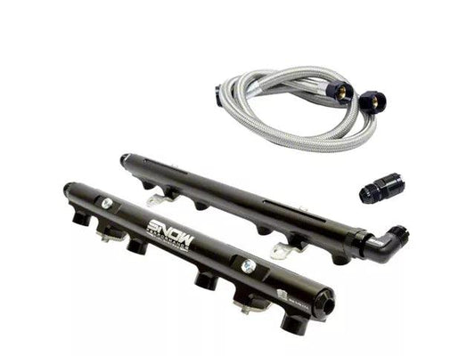 Snow Performance Billet Fuel Rail Kit; Factory Fit - Mullet Racing Performance