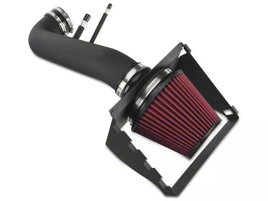 RedRock Cold Air Intake; Black Wrinkle - Mullet Racing Performance