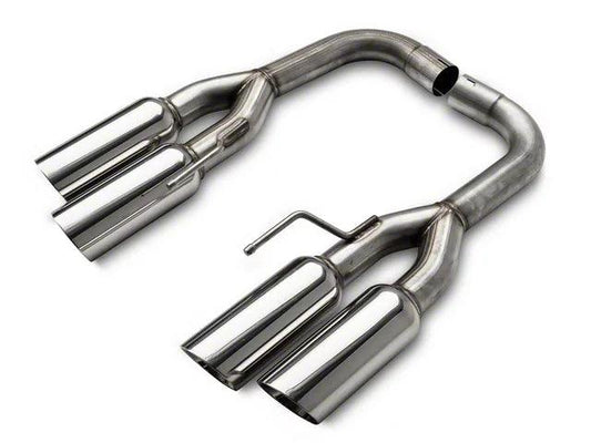 C&L Muffler Delete Axle-Back Exhaust with Polished Tips - Mullet Racing Performance