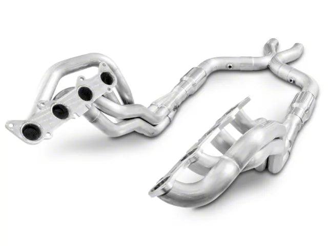 Stainless Power 1-7/8-Inch Long Tube Headers with Catted X-Pipe; Factory Connect - Mullet Racing Performance