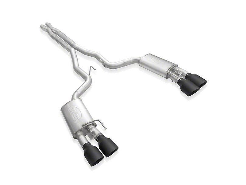 Stainless Works Legend Series Cat-Back Exhaust with X-Pipe and Matte Black Tips - Mullet Racing Performance