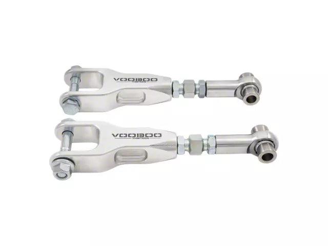 VooDoo13 Adjustable Rear Toe Arms; Raw - Mullet Racing Performance